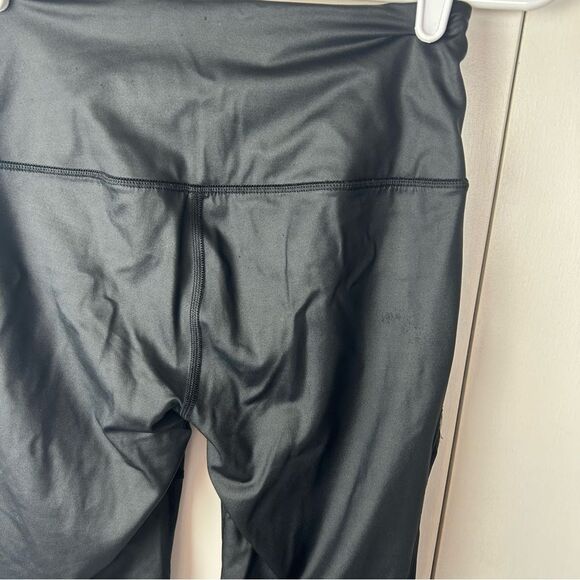 Victorias Secret Sleek Silk Look Black Leggings *Mesh - Full length - Size S - Picture 6 of 8